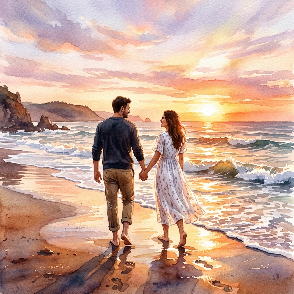 Sunset Walk with Hiba